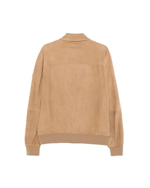 Peuterey Natural Leather Jackets for men
