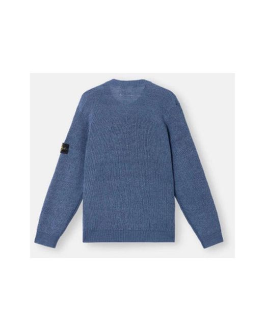 Stone Island Pull Stone E25 in Blue für Herren