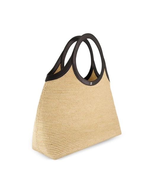 Courreges Metallic Handbags