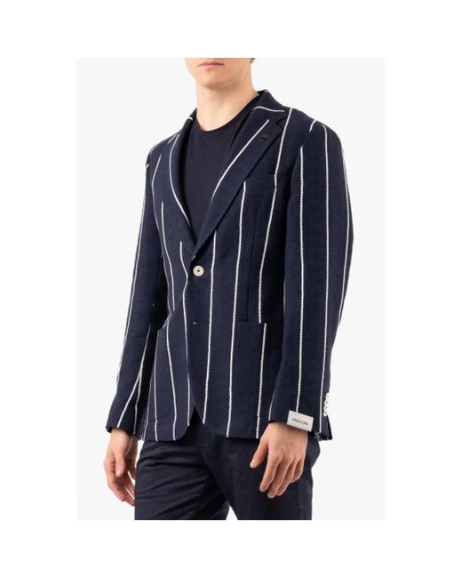 Paoloni Formal Blazer in het Blue voor heren
