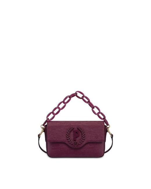 Pollini Purple Maxi kette süßigkeitentasche
