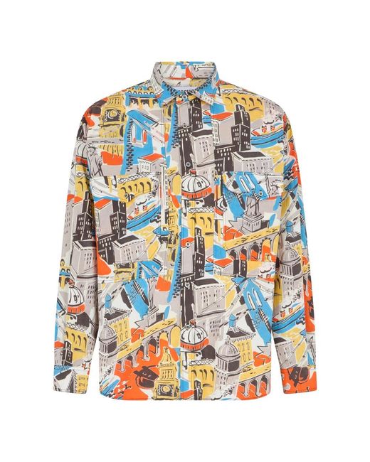 Moschino Blue Casual Shirts for men