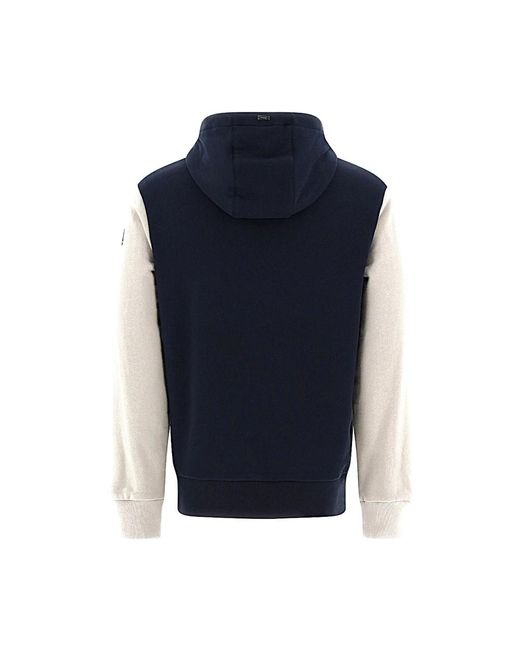 Herno Blue Hoodies for men