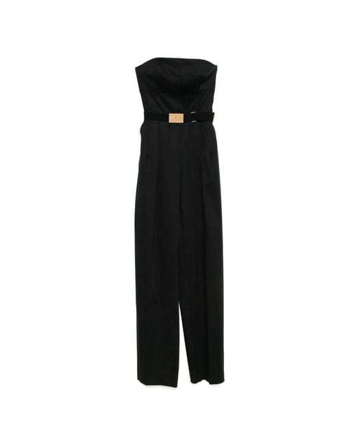 Elisabetta Franchi Black Jumpsuits
