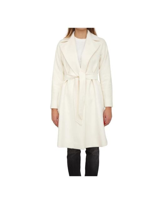 Max Mara Natural Belted Coats