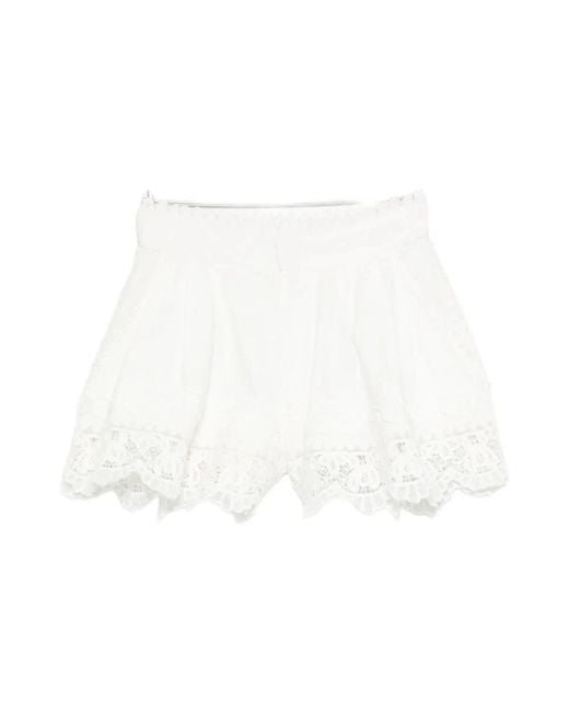 Sea White Short Shorts