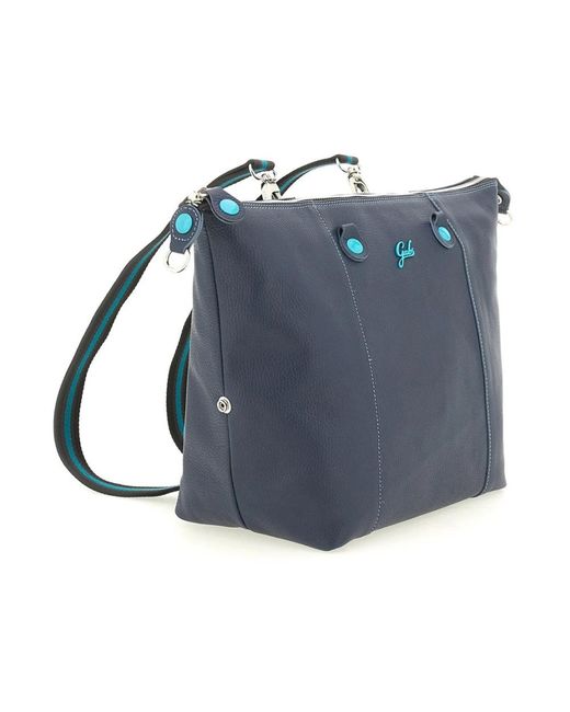 Gabs Blue Tote Bags