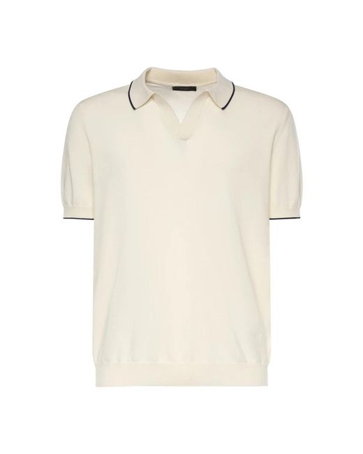 Fay Natural Polo Shirts for men