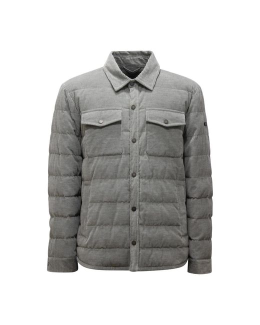 Peserico Gray Winter Jackets for men
