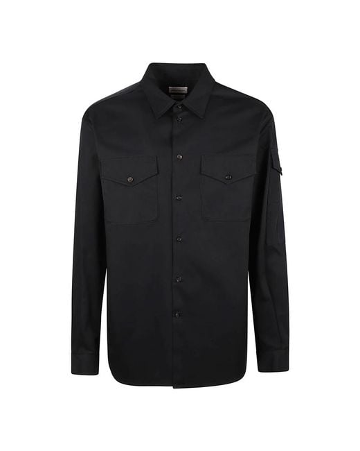 McQueen Black Casual Shirts for men