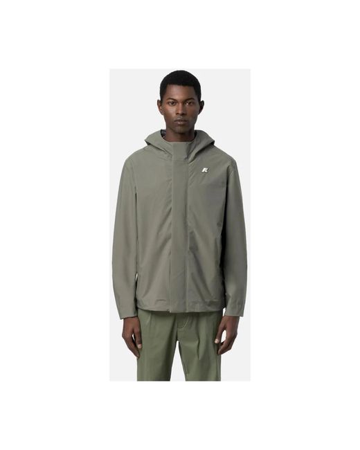 Light Jackets K-Way de hombre de color Green
