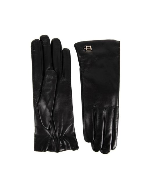 Baldinini Black Gloves