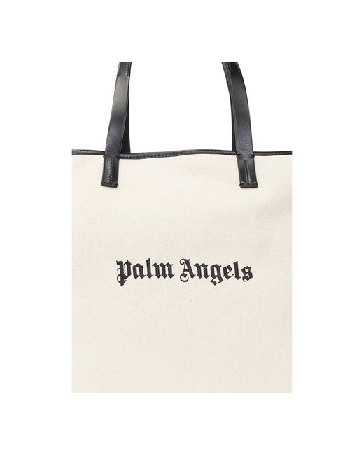 Palm Angels Natural Einkaufstasche