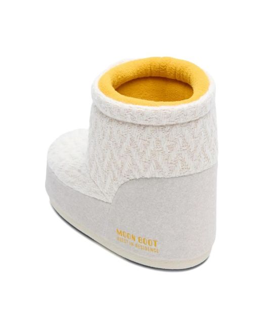 Moon Boot Schoenen ,Wit ,Wol Boots Wit in het White