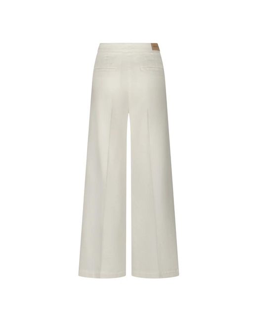 Seductive Wide Broeken in het White