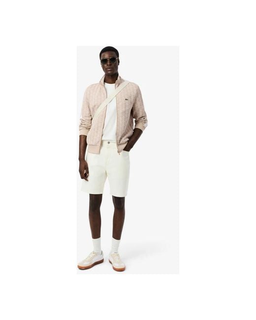 Lacoste Natural Zip-Throughs for men