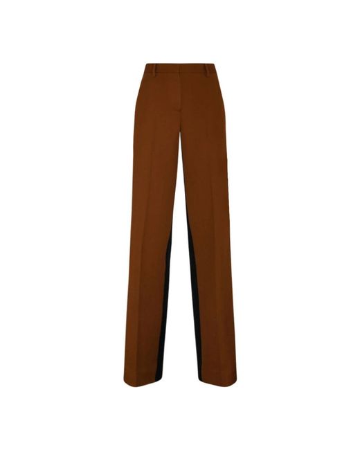 Burberry Brown Straight Trousers