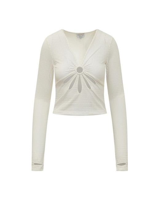 Collina Strada White Long Sleeve Tops