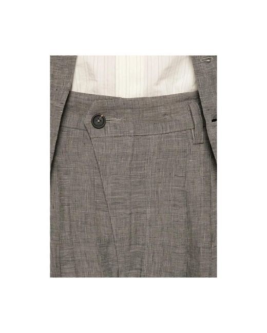 Ziggy Chen Gray Wide Trousers for men