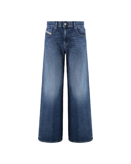 DIESEL Blue Wide Jeans