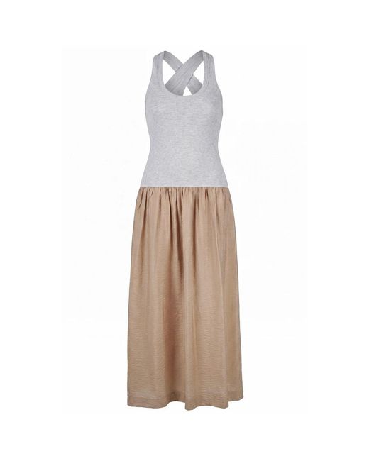 Midi Dresses 8pm de color Natural