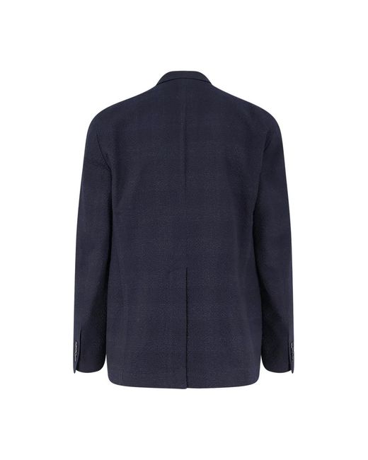 Tagliatore Double-Breasted Blazer in het Blue voor heren