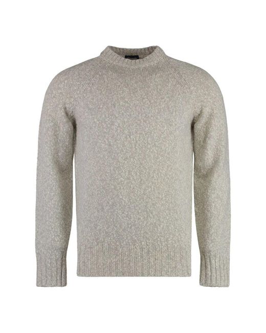 Round-Neck Knitwear Drumohr pour homme en coloris Gray