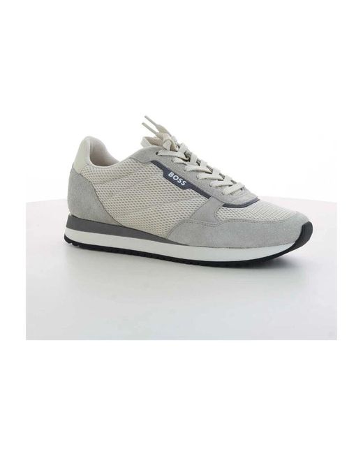 Boss Kai runn hsdme schuhe in Gray für Herren