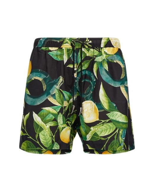 Roberto Cavalli Green Beachwear for men