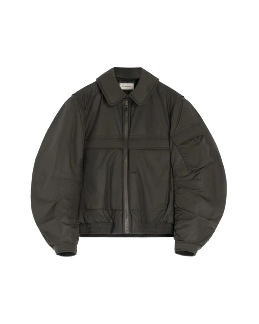 Lemaire Black Bomber Jackets