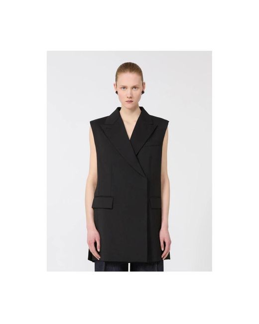 Vests Sportmax de color Black