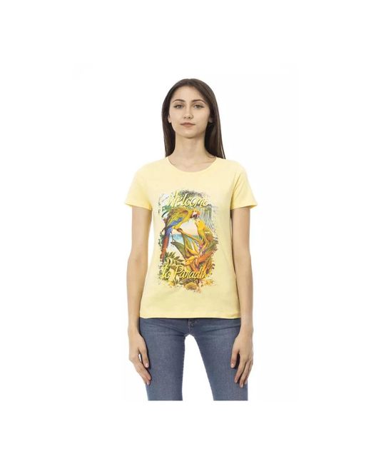 Trussardi Metallic T-Shirts