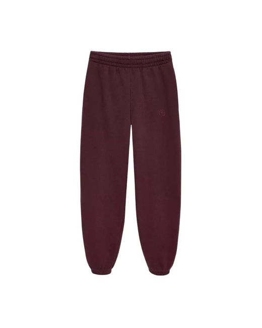 Anine Bing Purple Sweatpants