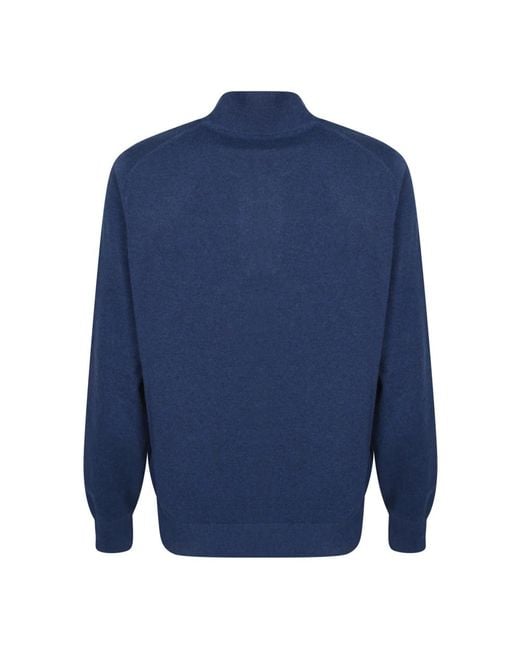 Turtlenecks di Brunello Cucinelli in Blue da Uomo