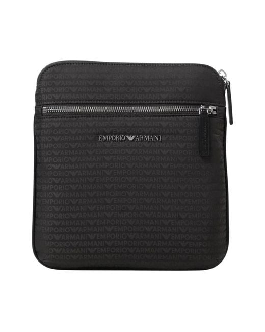 Emporio Armani Black Cross Body Messenger for men