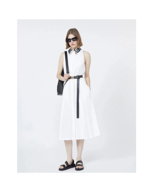 Max Mara White Shirt Dresses