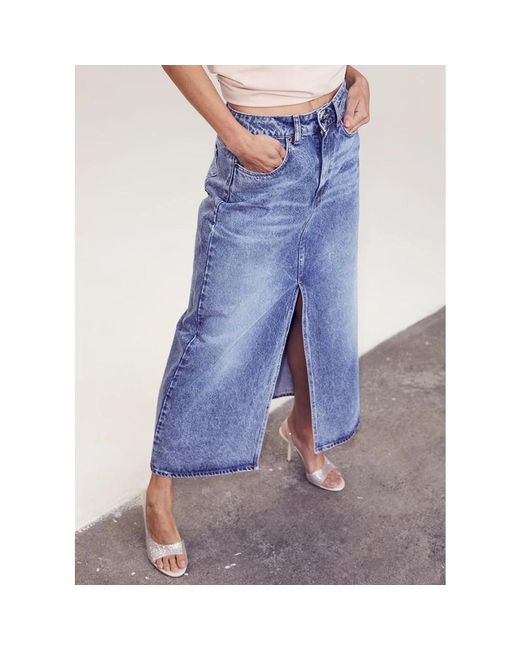 co'couture Blue Denim Skirts