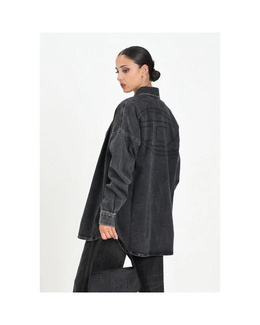 Denim Shirts DIESEL en coloris Black