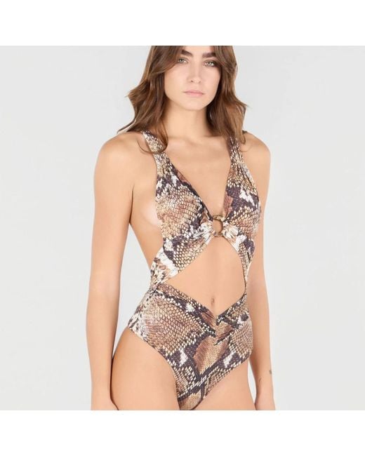 Roberto Cavalli White Swimsuits
