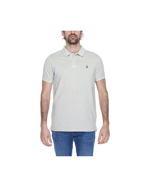 Polo Shirts U.S. POLO ASSN. de hombre de color White