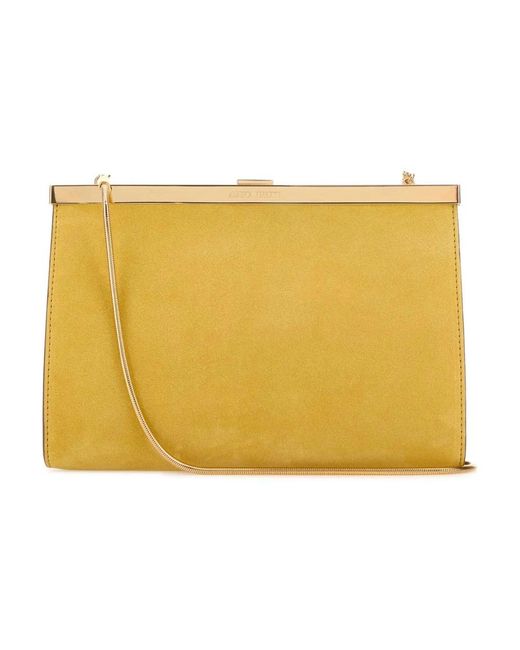Alberta Ferretti Yellow Clutches