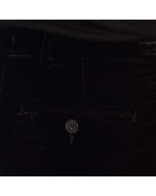 Emporio Armani Black Slim-Fit Trousers for men
