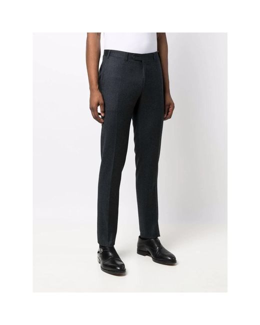 Canali Blue Suit Trousers for men
