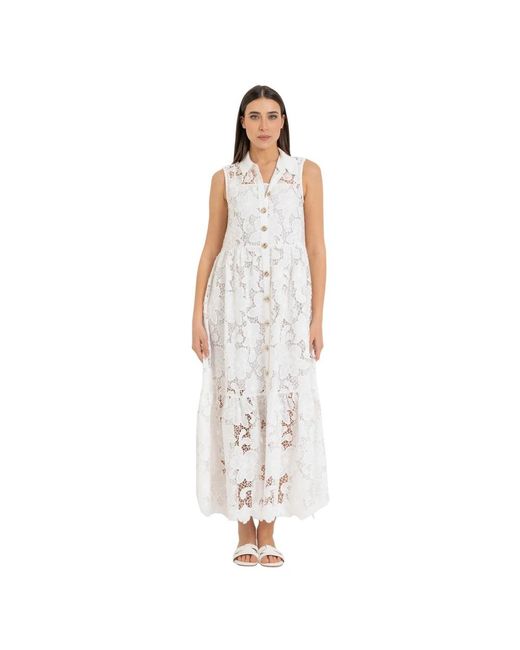Kocca White Maxi Dresses