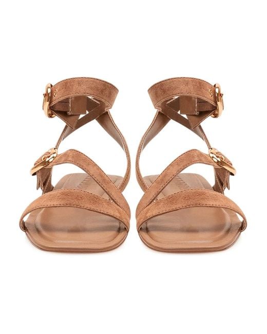 Steve Madden Brown Flat Sandals