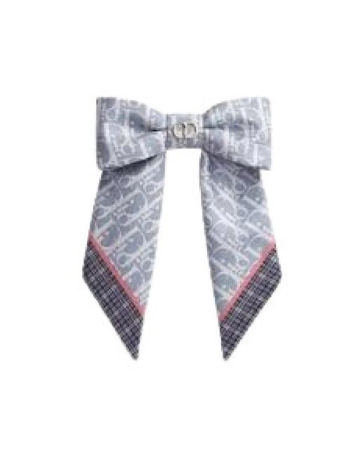 Dior Twist Large Bow in het Blue