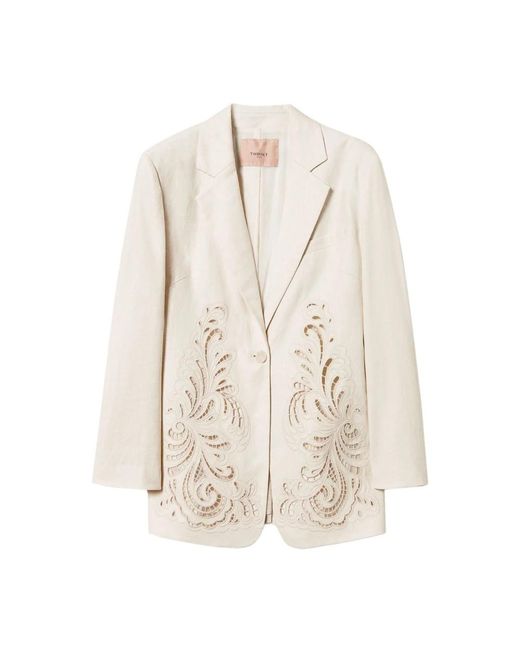 Twinset White Blazers