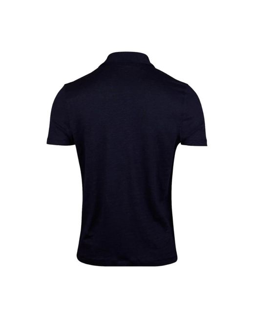Stenstroms Tops ,Blauw ,Linnen Linnen Polo Shirt in het Blue voor heren