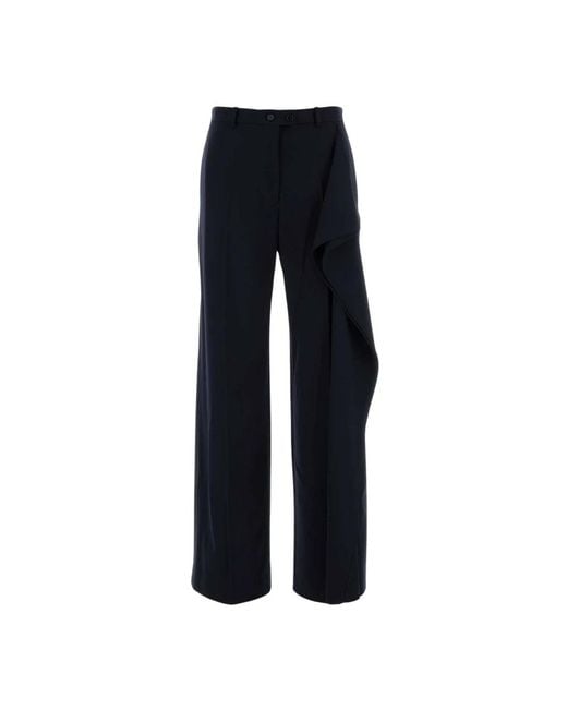 Jil Sander Wool Pant in het Blue