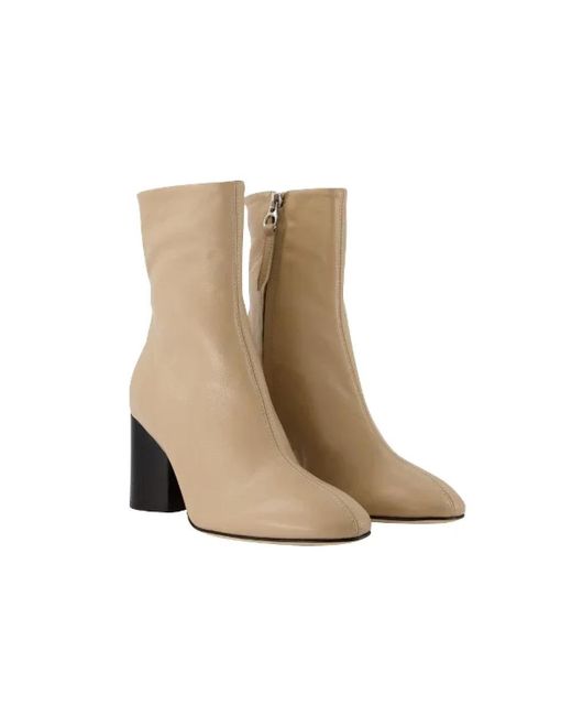 Aeyde Natural Heeled Boots